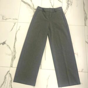 Jcrew Full-length Sydney wide-leg pant in four-season stretch (gray size 4)